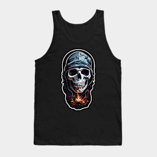 skull campfire Tank Top